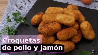 CROQUETAS de POLLO y JAMÓN la receta clásica más fácil ​ Cocina Abierta [upl. by Melamie651]