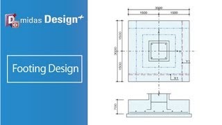 midas Design Plus Footing Design [upl. by Gracie]