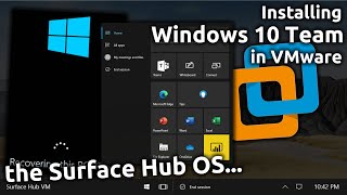 Installing Windows 10 Team in VMware tutorial [upl. by Marcellus]