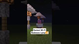 Easiest WiFi Redstone Lamp minecraft minecraftbuilding shorts [upl. by Nhguavoj139]