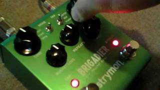 【試奏動画】strymon BRIGADIER dBucket DELAY unit ギターエフェクター [upl. by Durman416]