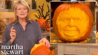 How to Carve Incredible Pumpkin Faces  Martha Stewart [upl. by Beltran]