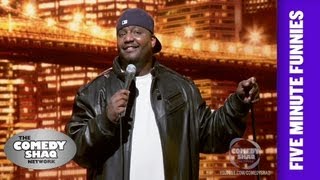 Aries Spears⎢Learn How to Speak Fing English⎢Shaqs Five Minute Funnies⎢Comedy Shaq [upl. by Wavell]