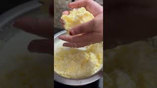 Homemade ghee making recipe Plz check related video section for full video link shorts [upl. by Rube]