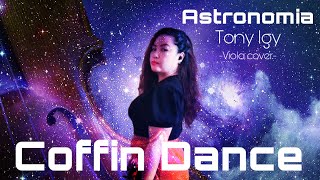 Astronomia  Tony Igy  Coffin Dance Meme  Viola Cover [upl. by Ejrog758]