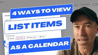 4 Calendar Views for your Microsoft List Data [upl. by Areic29]