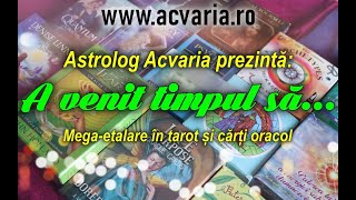 A VENIT TIMPUL SA ⏳ DECEMBRIE 2022 🌺 Etalare tarot amp oracol [upl. by Enelkcaj]