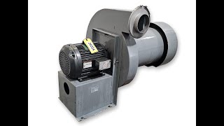 Used 2000 CFM  65quot SP 20HP Air Blast Inc Pressure Blower Fan Air Knife 3T2220 [upl. by Haerr]