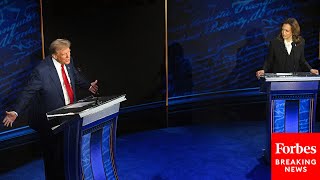 Why Hasnt She Done It Trump Slams Kamala Harris In Closing Argument At Presidential Debate [upl. by Karyl]