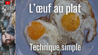 les oeufs au plat comment faire des oeufs au plat [upl. by Pasahow198]