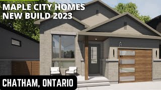 Chatham Ontario  New Build Baffin Way by Maple City Homes  2023 [upl. by Rubie]