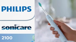 Philips Sonicare 2100 Toothbrush  Unboxing and review  Great budget option [upl. by Heck]