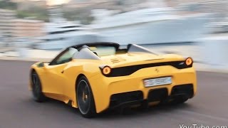 Ferrari 458 Speciale Aperta Launch Control and FURIOUS Accelerations [upl. by Leugim]