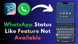 WhatsApp Status Like Option Not Showing Solution is Here [upl. by Suryt]