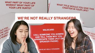 Were Not Really Strangers  friend breakups body image struggles marriage vs career [upl. by Engapmahc]