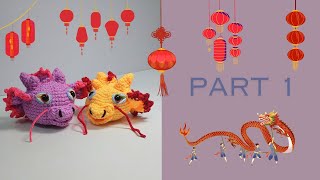 Auntie Nats Crochet  Dragon Dance Head Specially For Chinese New Year Part 13 [upl. by Laddie81]