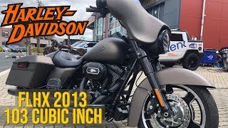 Street Glide FLHX 2013 Harley Davidson Rinehart Racing Slip on Exhaust Sound [upl. by Fredia743]