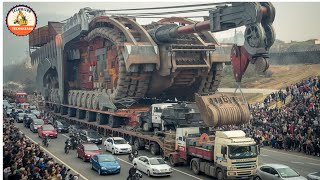 Extreme Oversized Truck Transport Worlds Biggest Heavy Machinery in Action [upl. by Dahsar]