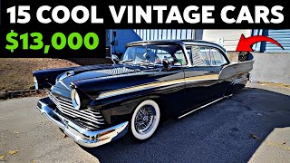 Prices Dropping Again 15 Vintage Cars For Sale Under 20000 [upl. by Durgy45]