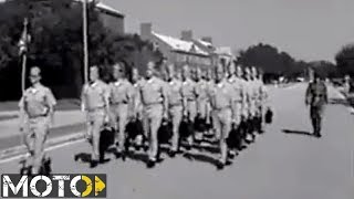 Marine Corps Drill Instructor Marches Platoon [upl. by Arola47]