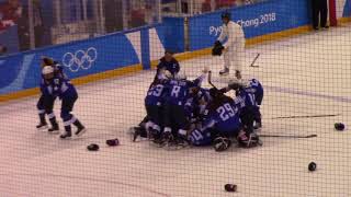 Pyeongchang Winter Olympics Maddie Rooneys Gold Medal Save [upl. by Eirrod686]