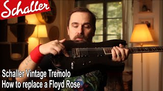 Schaller Vintage Tremolo  The best Floyd Rose replacement [upl. by Birchard]