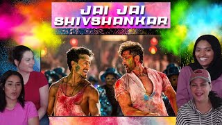 Americans First time reaction to Jai Jai Shivshankar Song Holi Song  Hrithik Roshan Tiger Shroff [upl. by Fedak]