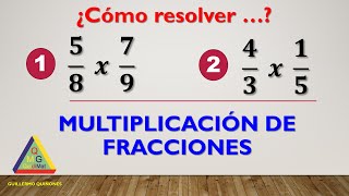 Multiplicación de fracciones homogéneas y heterogéneas ejercicios ejemplos shorts – Racionales [upl. by Coralie18]