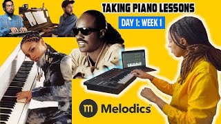 LEARNING HOW TO PLAY THE KEYS with Melodics [upl. by Grantley]