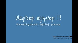 Dzień Pracownika Socjalnego  Pracownik socjalny najbliżej z pomocą [upl. by Egide]