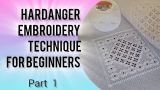 Hardanger embroidery technique  kloster blocks  eyelet embroidery  вишивка [upl. by Akiem]