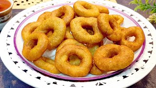 Crispy Potato ring chipsPotato ringAloor ring chips recipe  cook with latifa [upl. by Arbmahs260]