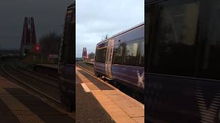 Scotrail class 170 departing Dalmeny scotrail train trainspotting shorts like subscribe [upl. by Chiaki]