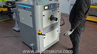 Tube End Finisihing Chamfering machine with Servo Head CH115HAV Konveyor Makara Kapak Kanal Açma [upl. by Fenelia]