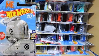 2018 N USA Hot Wheels Case Unboxing With Despicable Me Grumobile Minion Made 2018 NEW MODEL [upl. by Ahsikrats]