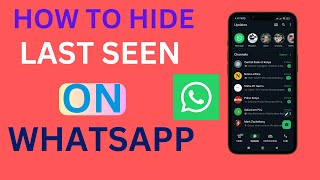 How To Hide Last Seen Online In WhatsApp [upl. by Ysdnyl]