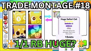 Trading Montage 18 ✨11 RB SHINY SAFARI CAT✨ Pet Simulator 99  Roblox [upl. by Fabian]