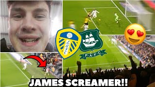 CHANTS OF SACKED IN THE MORNING  JAMES SCREAMER AS WHITES STROLL PAST ARGYLE  Leeds vs Plymouth [upl. by Kate]