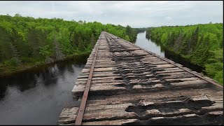 Visiting Skead Trestle Bridge in 2024 Sudbury Ontario [upl. by Aitselec]