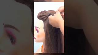 New hairstyle backhairstyle highlookbridalhairlook [upl. by Ettecul]