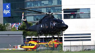 VIP Leonardo AW169 Helicopter Landing amp Takeoff [upl. by Eldwen268]