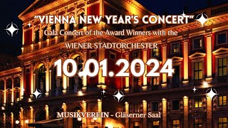 Vienna New Year´s Concert  Gala Concert with the Wiener Stadtorchester [upl. by Hearn]