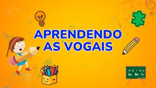 Aprendendo as vogais de forma lúdica aprendendoaler vogais musicaparacrianças [upl. by Ahsenra25]