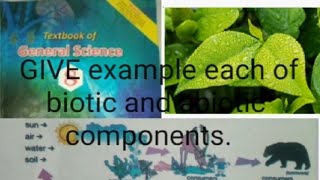 class 8 general science Biotic and abiotic with examples NBF [upl. by Bor]