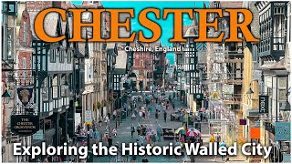 Chester Historic Walled City Tour  Chester Cheshire England [upl. by Orestes]