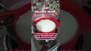 EASY GULAMAN RECIPE  CREAMY RED GULAMAN  PANGHIMAGAS😋 easyrecipe gulamanrecipe shortvideo fyp [upl. by Lovel443]