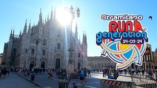 MILAN runs STRAMILANO 2024 [upl. by Hcirdeirf522]