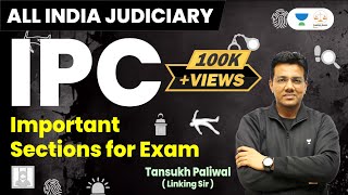 IPC Important Sections For Exam  Judiciary Exams l Tansukh Paliwal [upl. by Clyve]