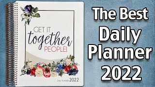 The BEST Daily Planner 2022 Easy Organizing in The New Year [upl. by Breeze]