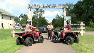 ATVing in Wisconsin  Four Wheels Four Counties  Barron County [upl. by Ammann]